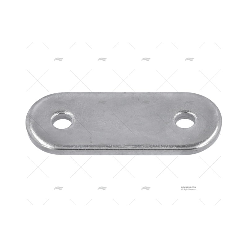 PLACA INOX 19X51MM