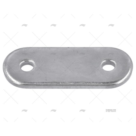 PLACA INOX 19X51MM