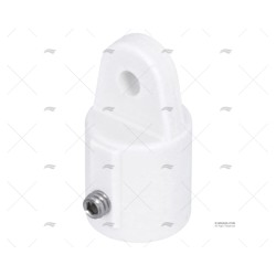FIJACION BLANCA EXTERIOR TUBO 3/4"
