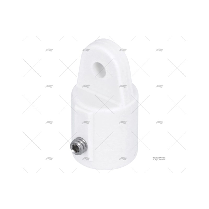 FIJACION BLANCA EXTERIOR TUBO 3/4"
