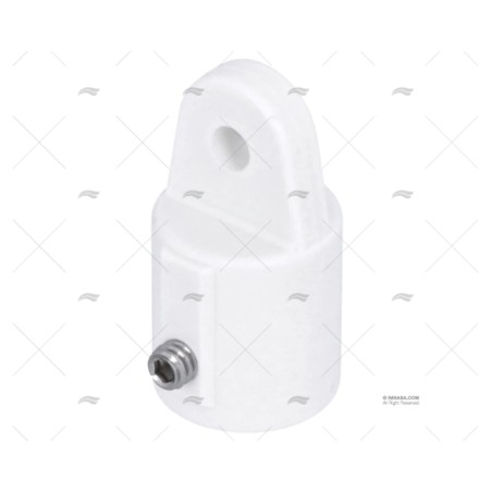 FIJACION BLANCA EXTERIOR TUBO 3/4"