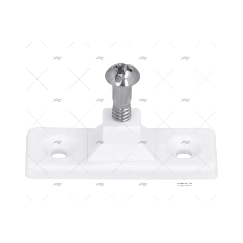 BASE TOLDO PLASTICO BLANCA