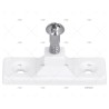 BASE TOLDO PLASTICO BLANCA