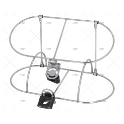 PORTA DEFENSA DOBLE INOX 7"