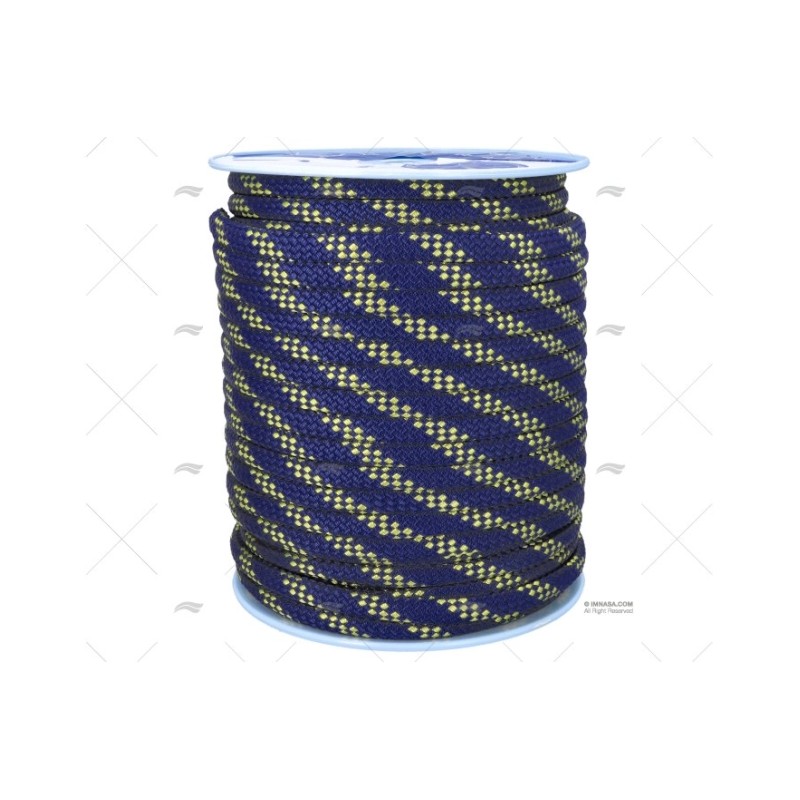 CABO HANDY ELASTIC 16MM NAVY/AMAR. 100M LIROS