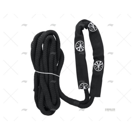 CABO HANDY ELASTIC 18MM NEGRO 1X 6M LIROS