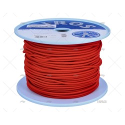 CABO SHOCK CORD 05MM ROJO 100M LIROS