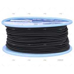 CABO SHOCK CORD 04MM NEGRO 100M LIROS