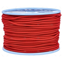 CABO SHOCK CORD 06MM ROJO 100M LIROS