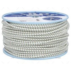 CABO SHOCK CORD 07MM BLANCO 100M LIROS