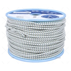 CABO SHOCK CORD 06MM BLANCO 100M LIROS