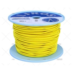 CABO SHOCK CORD 05MM AMARILLO 100M LIROS