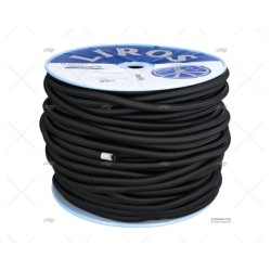 CABO SHOCK CORD 12MM NEGRO 100M LIROS