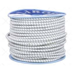 CABO SHOCK CORD 12MM BLANCO 100M LIROS