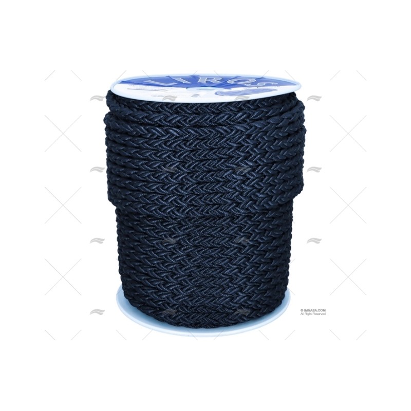 CABO SQUARELINE-PES 16MM NAVY 100M LIROS