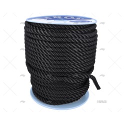 CABO POLYESTER 28MM NEGRO 100M LIROS