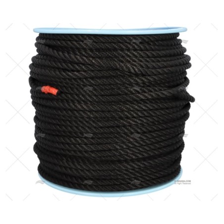 CABO LIROLEN 10MM NEGRO 200M LIROS