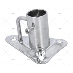 SOPORTE CANDELERO 84º INOX SS 304 53MM