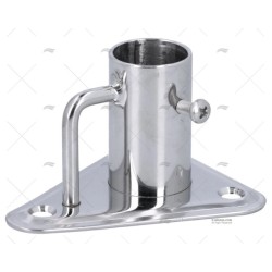 SOPORTE CANDELERO 90º INOX SS 304 54MM