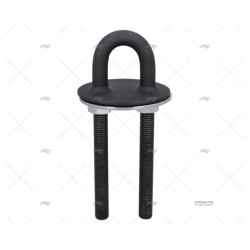 CANCAMO HD NEGRO LARGO 16MM INOX 316 MARINE TOWN