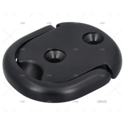 PLATINA C/ANILLA SIMPLE NEGRO INOX 316 MARINE TOWN