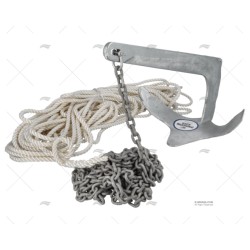 KIT FONDEO TRIDENT 7,5KG CADENA+CABO IMNASA