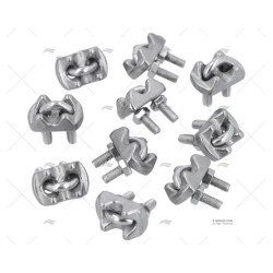 SUJETACABLES INOX 4MM (10U)