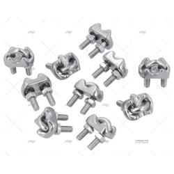 SUJETACABLES INOX 5MM (10U)
