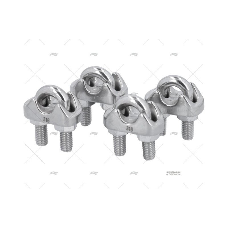 SUJETACABLES INOX 10MM (4UD)