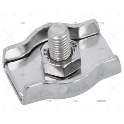 SUJETACABLES INOX PLANO SIMPLE 10MM