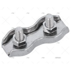 SUJETACABLES INOX PLANO DOBLE 3MM