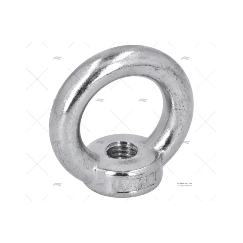 ANILLA CON ROSCA INOX 12MM