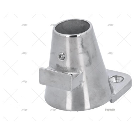 BASE CANDELERO INOX 25MM