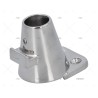 BASE CANDELERO INOX 25MM 7º
