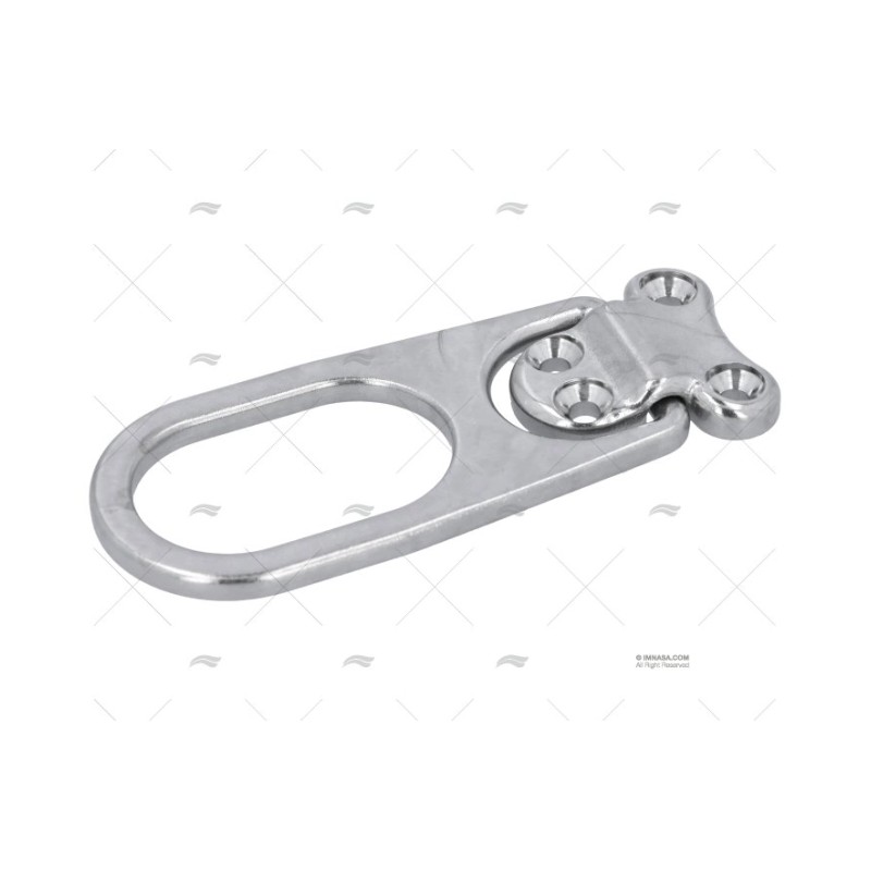 PLATINA C/ANILLA LARGO INOX SS 316 51X51