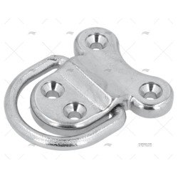 PLATINA C/ANILLA INOX SS 316 45X45MM