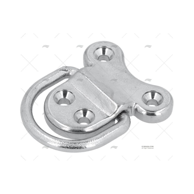 PLATINA C/ANILLA INOX SS 316 45X45MM