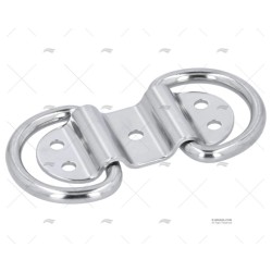 PLATINA C/ANILLA INOX SS 304 76X32MM