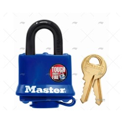 CANDADO 40MM PROTECCION TERMOPLAST(FUEGO MASTER LOCK