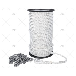 CABO FONDEO C/CADENA 100M X12MM
