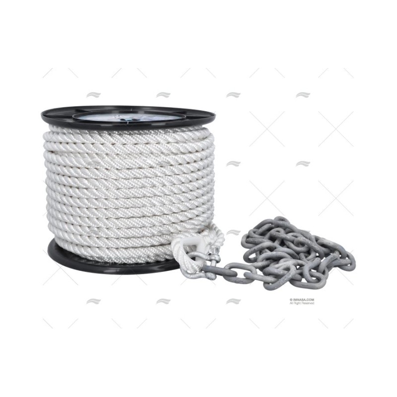 CABO FONDEO C/CADENA 50M X12MM