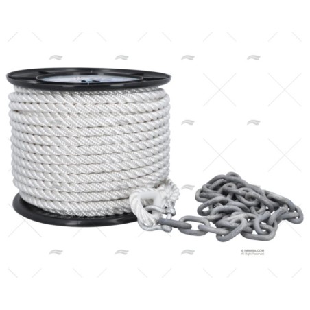CABO FONDEO C/CADENA 50M X12MM