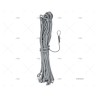 EQUIPO FONDEO S/CADENA 30M X 8MM GRIS
