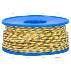 BOBINA POLIES AMAR/NARAN/AZUL 2MM 20M MEYER