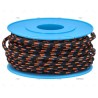 BOBINA POLIES. NEGRA/NARAN/AZUL 3MM 10M MEYER