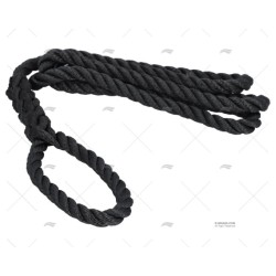 CABO P/DEFENSA NEGRO 10MM 1,5M C/GAZA MEYER