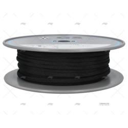 CABO PLANO 08MM NEGRO 100M MEYER
