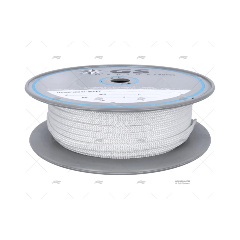 CABO PLANO 12MM BLANCO 100M MEYER