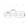 CADENA CALIBR. INOX 08MM D-766 P24 PXM FRIGERIO