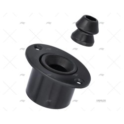 FIJACION NEGRO 25,4MM MARINE TOWN
